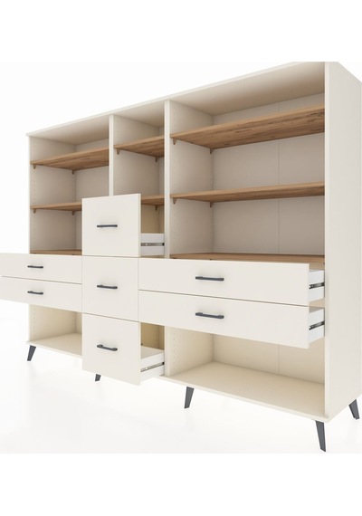 Hyperion Dolap 8 Raflı 7 Çekmeceli 220x44x163 Aytaşı-çam/aytaşı Atlas Çam/aytası - Aytası Hyperion Dolap 8 Raflı 7 Çekmeceli 220x44x163 Aytaşı-çam/aytaşı Atlas Çam/aytası - Aytası