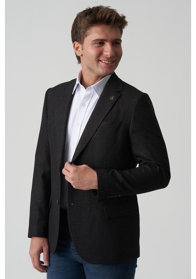 White Stone Anadia C4024 Slim Fit 6 Drop Ceket Desenli DESENLİ