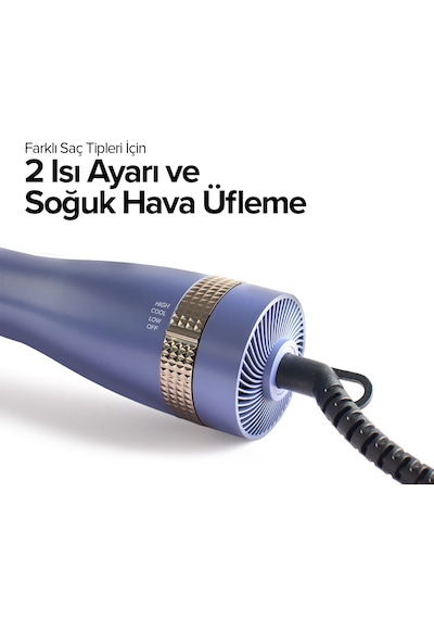 Bester As5210 Hacimlendirici Sıcak Hava Üflemeli Tarak