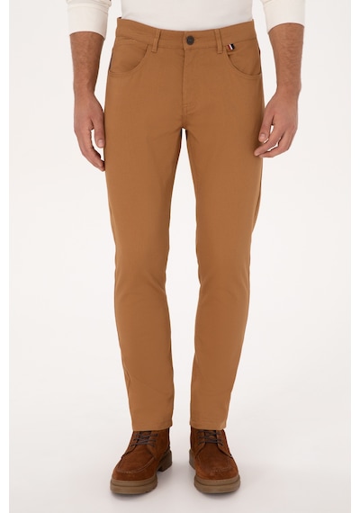 U.s. Polo Assn. Erkek Pantolon Kanvas-chino 50316835-vr233 Bisküvi
