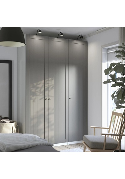 Ikea Beyaz Şık Kapaklı Gardırop 150x60x236 Cm