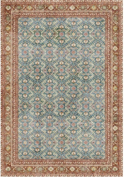 Çam Halı Anatolia 32-039 Etnik Eskitme Desenli Dokuma Tabanlı Yıkanabilir Şönil Salon Ve Oda Halısı Multi 14