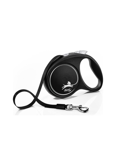 Flexi Black Design M Beden Siyah 5mt Şerit Tasma Çok Renkli