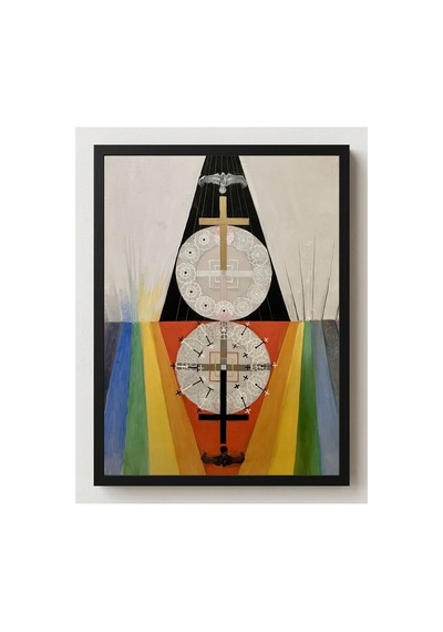 Hilma Af Klint Us Serisi No.7 Çerçevesiz Poster 30x42 Cm A3 Tablo Soyut Sanat Duvar Dekoru