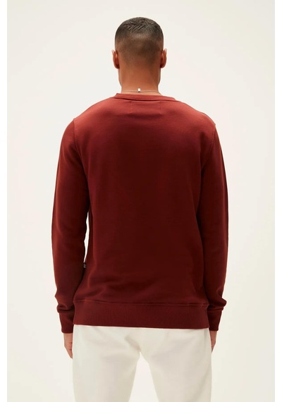 Bad Bear Logo Crewneck Woody 22.02.12.007-c122 Bordo