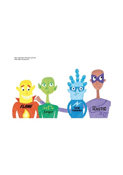 Usborne Fingerprint Activities - Superheroes