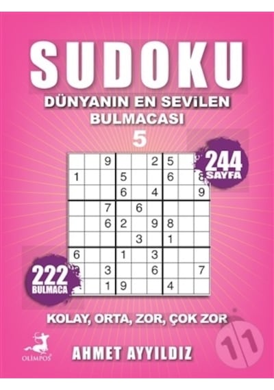 Sudoku 5 - Ahmet Ayyıldız - Olimpos Yayınları