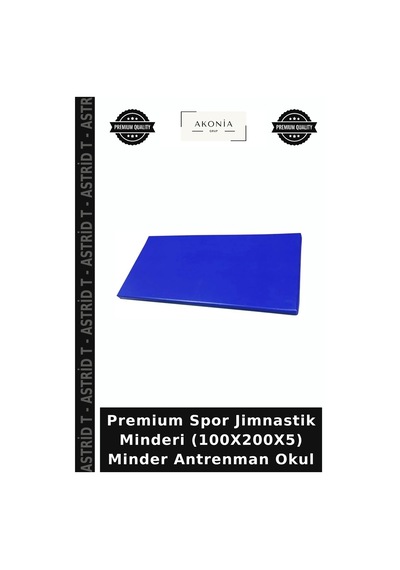 Premium Spor Jimnastik Minderi 100x200x5 Minder Antrenman Okul Çok Renkli