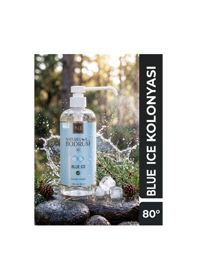 Blue İce Kolonya 500 Ml Sprey Başlıklı Buzlu Ferah Ekonomik Boy %80 Alkollü