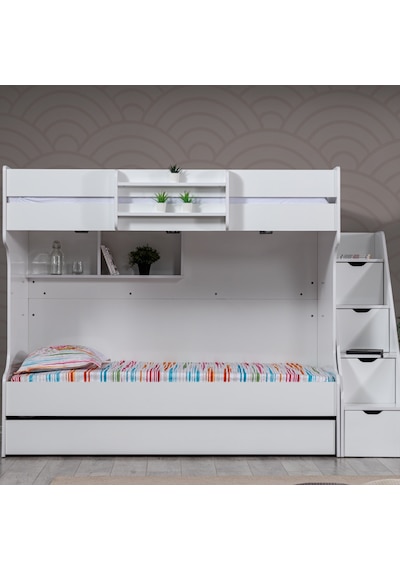Ranza, Kardem Yavrulu Ranza - Beyaz + 2 Adet Comfort Yatak 90 X 190 CM