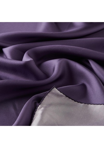 İpekevi Düz Twill İpek Eşarp - Mor Menekşe - Mor Menekşe