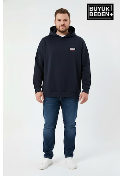 Süperlife Erkek Büyük Beden Brooklyn 1970 Baskılı Kapüşonlu İnce Sweatshirt Spr26bsw964 Lacivert Süperlife Erkek Büyük Beden Brooklyn 1970 Baskılı Kapüşonlu İnce Sweatshirt Spr26bsw964 Lacivert