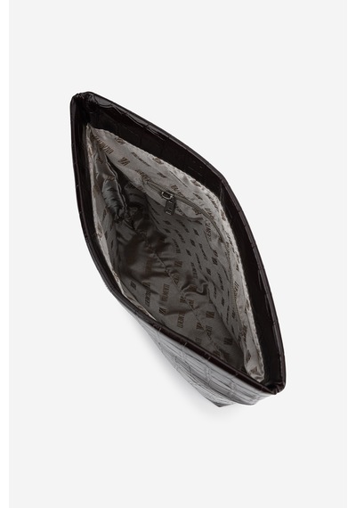Valmenti Kadın Suni Deri Kahverengi Kroko Clutch Çanta 921 7484 Bn Cnt Sk26-27 Kahve Kroko