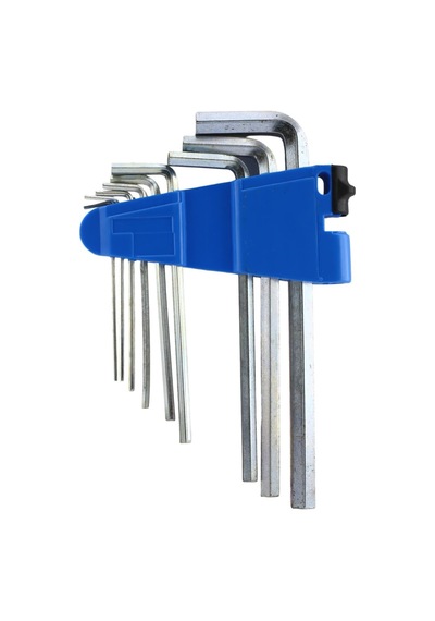 Allen Alyan Krom Anahtar Uzun 9'lu Set Altıgen Vida Sıkma Sökme Metal 1.5 2 2.5 3 4 5 6 8 10 Mm