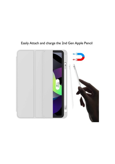 Apple Uyumlu iPad Air 11inç M2 2024 Kılıf Pen Charge Kalem Bölmeli A2902 A2903 A2904