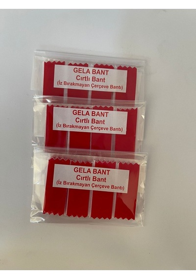 12 Ad. Cırt Bant Çerçeve Tablo Asma Bantı Cırt Bant Siyah
