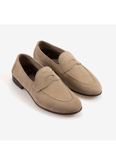 Mocassini Gold Erkek Loafer 65936 Biscuit Süed