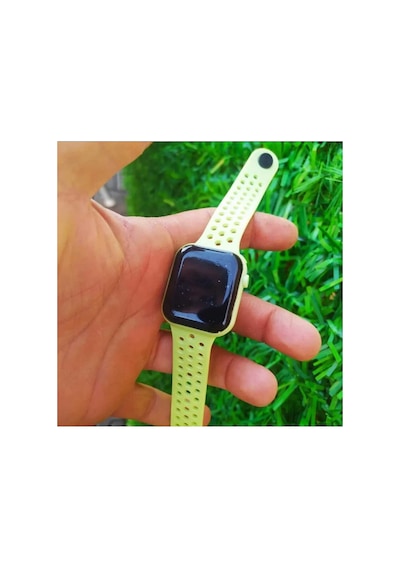 Su Geçirmez Apple Watch Saat Akıllı Saat Değildir Sarı - 605053817