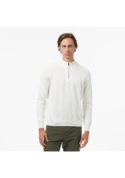 Nautica Erkek Krem Classic Fit Kazak Düz S57104t Krem