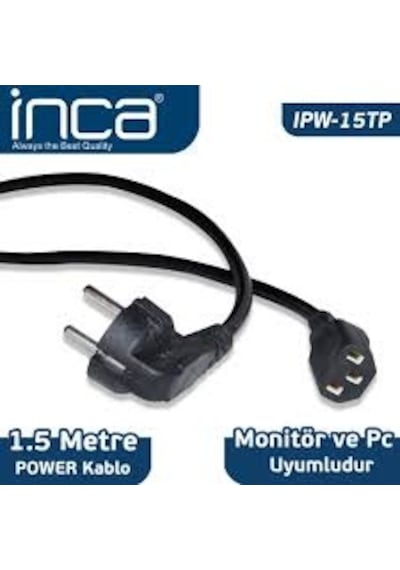 Inca Ipw-33Tp Power Kablo 1.5M