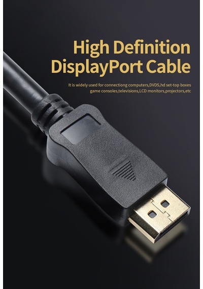 300cm Monitör Kablosu Ultra Hd 4k 1.2 Dp Displayport To Displayport Yüksek Kalite Görüntü Ve Ses Aktarımı