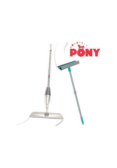 Pony Süper 2'li Krem Sprey Mop Paspas Teleskopik Saplı Cam Sileceği
