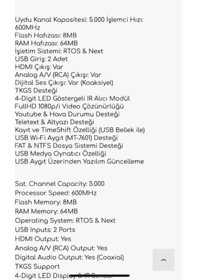 Next Kanky HD Gold + Wifi + Hdmı Kablo + Akıllı Kumanda Uydu Alıcısı