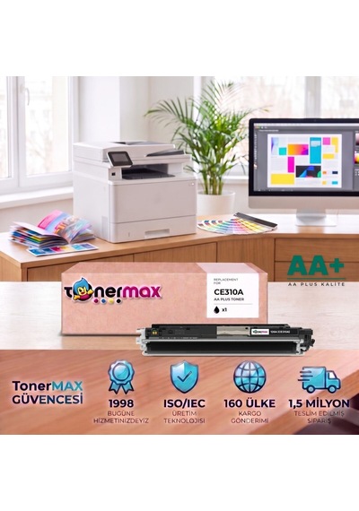 Hp 126a Ce310a Siyah Uyumlu Toner Aa Plus / Laserjet Pro Cp1025 / M175 / M275