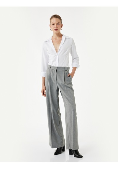Koton Slim Fit Uzun Kollu Klasik Yaka Poplin Gömlek Beyaz 6wak60079uw Beyaz