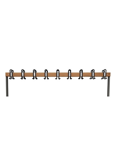Ayakkabılıksız 6 Ayaklı Çift Taraflı Bank, 18 Kanca, 200x85x170 Cm, Spor Bankı