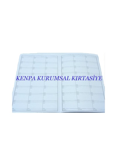 Kenpa Kurs Defteri Plastik Kapak