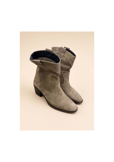 37brandshoes Taupe Süet Botlar Bej Bej
