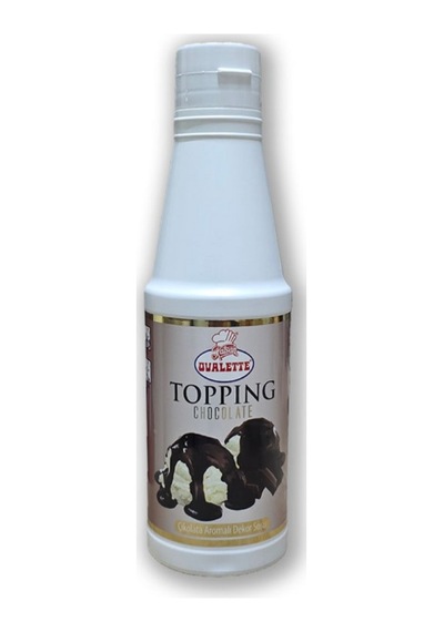 Ovalette Topping Sos 1kg Çikolata