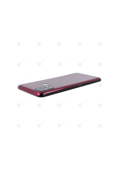 Samsung Galaxy M31 Uyumlu Kasa Kapak + Yan Tuşlar Sm-m215f Kamera Lensi Hariç - Kırmızı