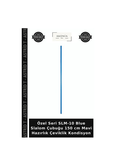 Özel Seri Slm-10 Blue Slalom Çubuğu 150 Cm Mavi Hazırlık Çeviklik Kondisyon