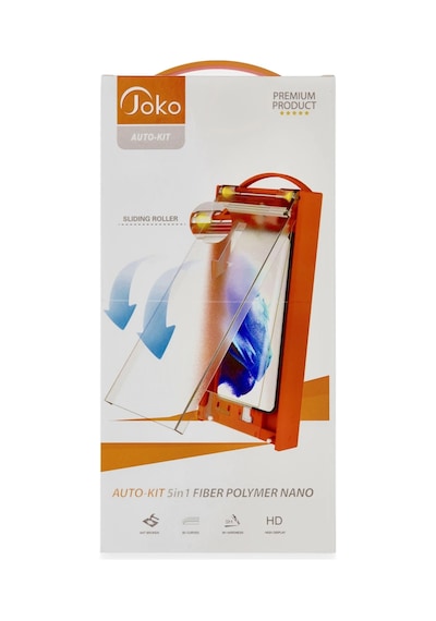 Joko - 207 - Samsung Galaxy Uyumlu S22 Auit 5in1 Fiber Polymer Nano - Glblseme - Ekran Koruyucu