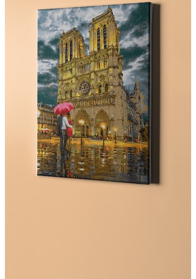 Webstyle Sayılarla Boyama Seti Kasnaklı Aşk Ile Yürü 50 X 65 Cm