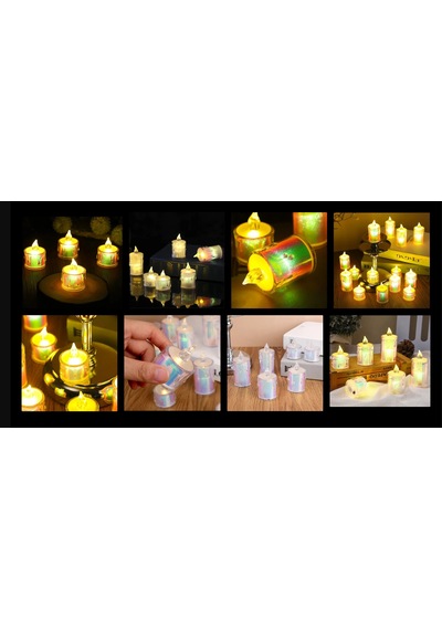 Mini Led Lamba Küçük Aralık 2023 Masaüstü 4cm Pvc Sihirli Renkli