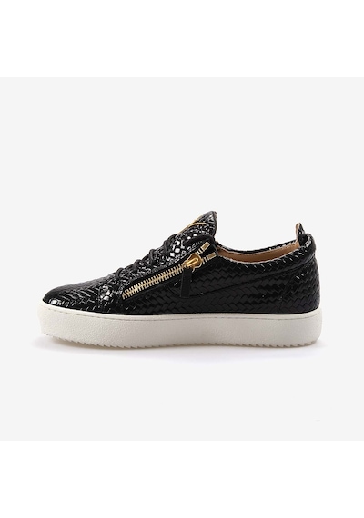 Giuseppe Zanotti Siyah Fermuarlı Erkek Spor & Sneaker Ayakkabı Rm50012 Siyah