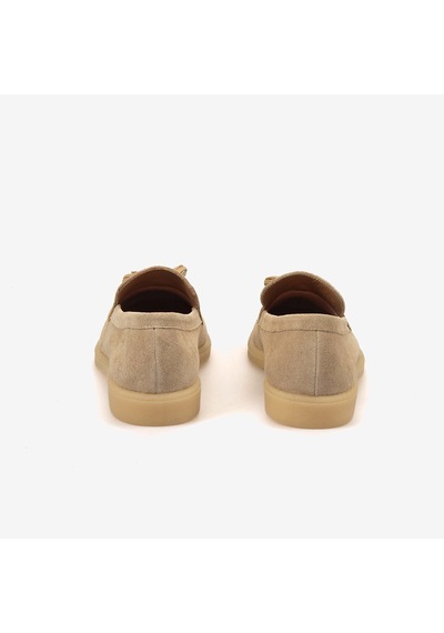 Kemal Tanca Kadın Loafer 15001 Bej