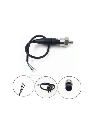 Alkatronik 500psi Basınç Sensörü 1/8" Npt Diş Paslanmaz Çelik Yağ Gaz Su Yakıt Tank Depo Lastik Hava Atmosfer