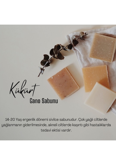Gano Şeffaf Sabun Transparan Soap 100 Gr 3 Adet Kükürt