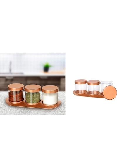 Bronz Baharat Seti Lüx 3lü Set Diğer
