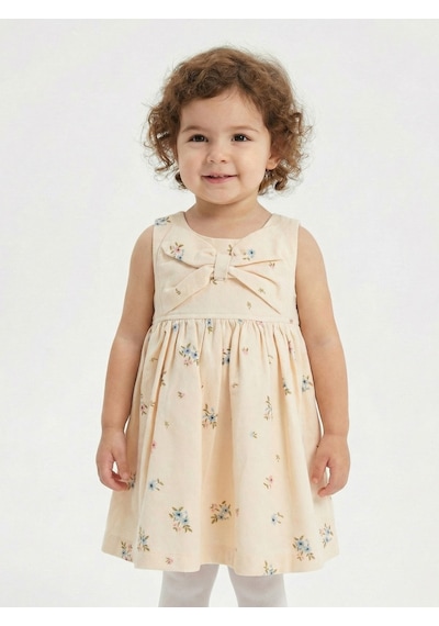Xo Kids Kız Çocuk Elbise 1-4 Yaş 71602 KREM
