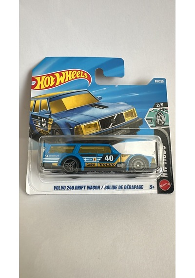 Hot Wheels Volvo 240 Drift Wagon Mavi