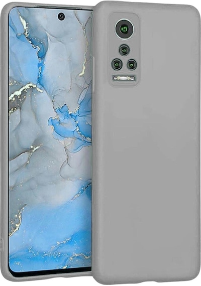 General Mobile GM 22 Pro Uyumlu Silikon Kılıf - Kamera Korumalı Esnek Pastel Renk Kapak - Gri