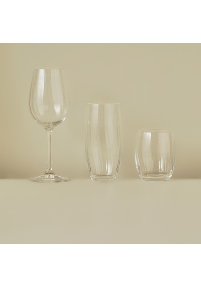 Bella Maison Fall Kristal Bardak Kadeh Seti 18'li Naturel