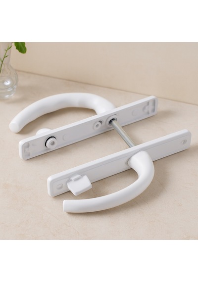 Pvc Kilitli Banyo/wc Kapı Kolu Beyaz