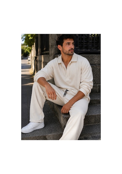 Genel Markalar Erkek Fitilli Jogger Pantolon Lastikli Bel Bağcıklı Regular Paça Rahat Kesim ... Ekru Genel Markalar Erkek Fitilli Jogger Pantolon Lastikli Bel Bağcıklı Regular Paça Rahat Kesim ... Ekru