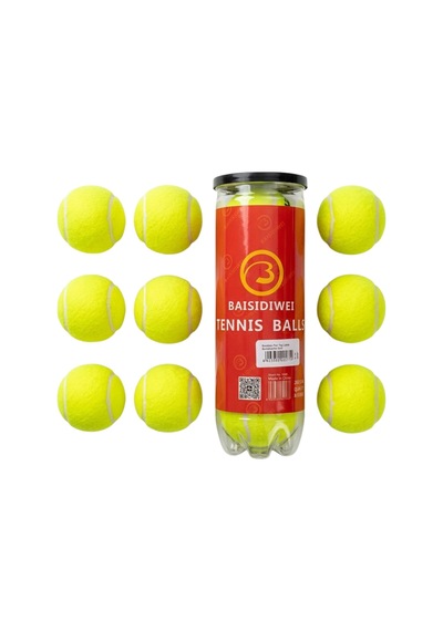 Mey İthalat Tenis Topu 9 Lu Set Antrenman Ve Maç İçin Dayanıklı Toplar